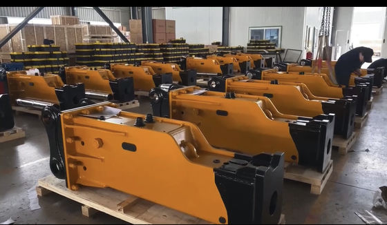 Caja Tipo 1 tonelada Excavadora Rompiente de rocas para gato Hitachi Komatsu Martillo