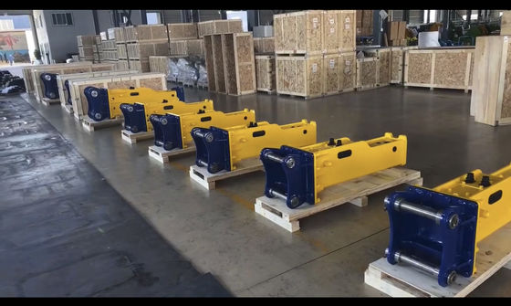 Caja Tipo 1 tonelada Excavadora Rompiente de rocas para gato Hitachi Komatsu Martillo