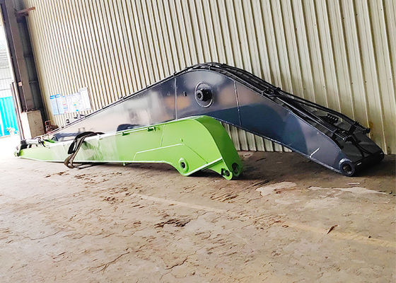 Excavadora extendida con brazo largo