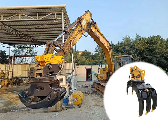 Excavadora de 10 a 35 toneladas Agarrador hidráulico para agarrar troncos de piedra