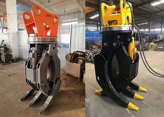 Excavadora de 10 a 35 toneladas Agarrador hidráulico para agarrar troncos de piedra
