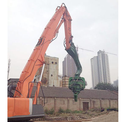 Excavadora de largo alcance para obras de construcción