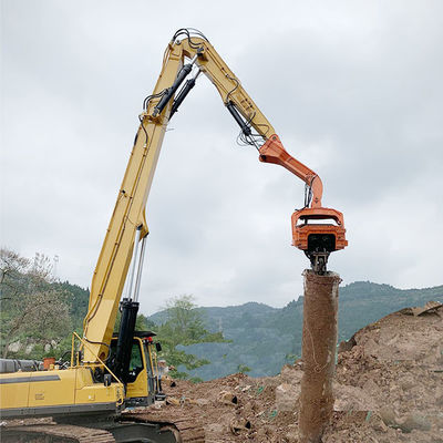 20m 22m Acoplamiento de conductor de pila hidráulica para el brazo de conducción de pila de excavadora
