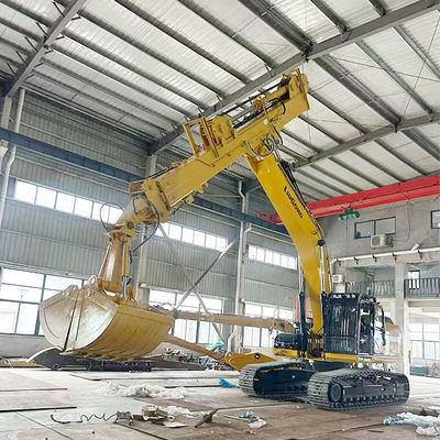Excavadora telescópica con cubo de Clamshell Boom telescópico para gatos hitachi komatsu