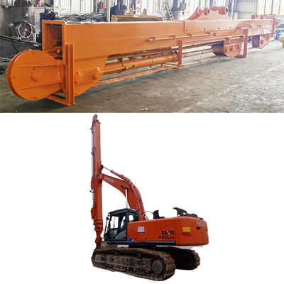 Excavadora con brazo telescópico para excavar cajones en obras de construcción de 20 toneladas