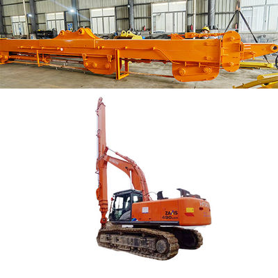 Excavadora con brazo telescópico para excavar cajones en obras de construcción de 20 toneladas