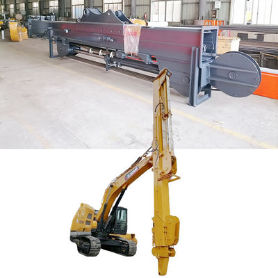 Brazo telescópico de inmersión brazo telescópico de empuje con cubo de concha para trabajos de construcción