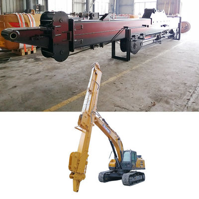 Brazo telescópico de inmersión brazo telescópico de empuje con cubo de concha para trabajos de construcción