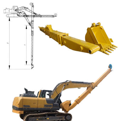 Excavadora telescópica de 10m 12m 16m para 6 toneladas 20 toneladas 30 toneladas Excavadora