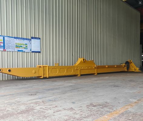 Brazo telescópico de largo alcance de dos secciones Boom telescópico hidráulico para excavadora de 6 a 36 toneladas