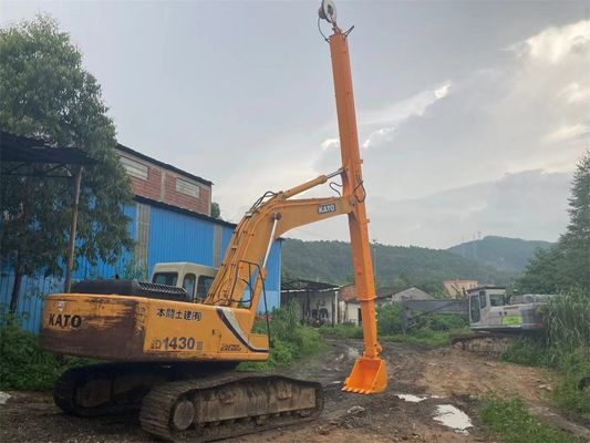 Excavadora Telescópica Boom Telescópica palo para el trabajo de dragado de puertos fluviales