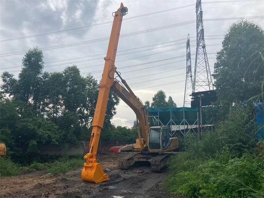 Excavadora Telescópica Boom Telescópica palo para el trabajo de dragado de puertos fluviales