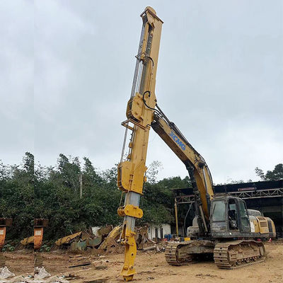20M Brazo telescópico para excavadora Rojo Amarillo para la casa de excavación Fundación