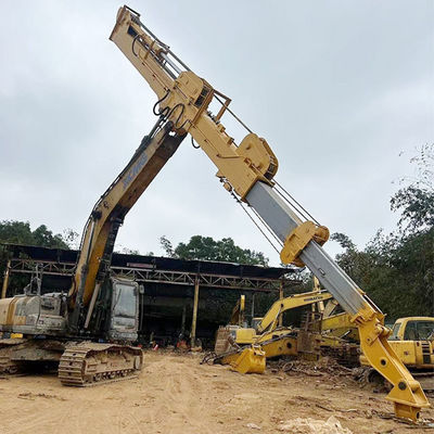20M Brazo telescópico para excavadora Rojo Amarillo para la casa de excavación Fundación