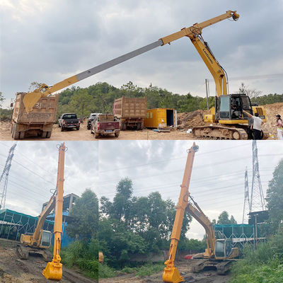 Parte de rodamiento del brazo telescópico de la excavadora con refuerzo de múltiples capas