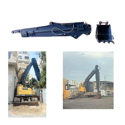 Shaogang Q355B Excavadora brazo telescópico con cubo estándar mejor soldadura rendimiento telescópico