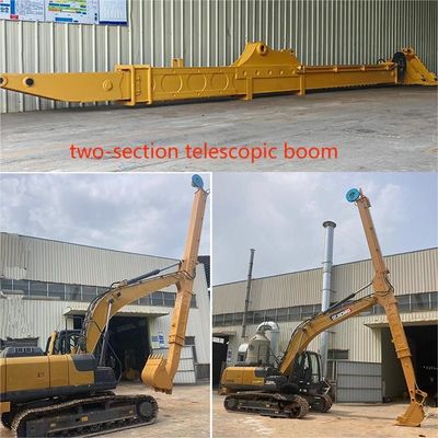 Arma telescópica de excavadora reforzada de varias capas para gatos Hitachi Komatsu