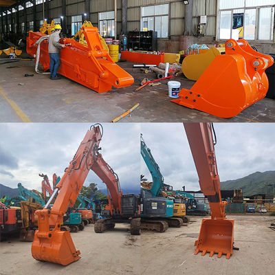 8M 10M 12M Excavadora con brazo telescópico Usar Q355B Gran fabricante
