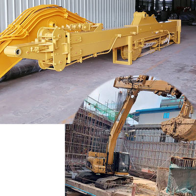 Excavadora Telescópico Brazo de Boom con Clamshell Bucket Grapple para la excavación de lodo