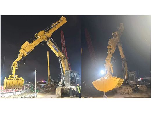 Excavadora telescópica BS900E cuerda de alambre con soldadura adjuntos personalizados