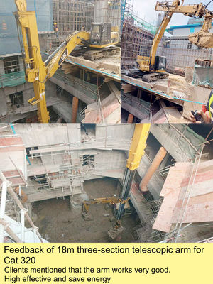 Arma de barril para excavadora