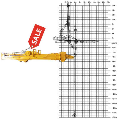 Excavadora Telescópico Brazo de Boom con Clamshell Bucket Grapple para la excavación de lodo