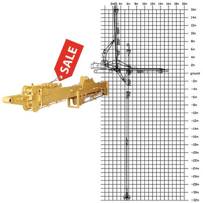 Excavadora brazo telescópico con agarre uso BS900E más ligero más fuerte