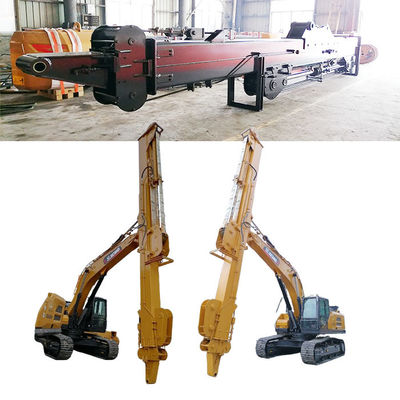 Excavadora ajustable Clamshell Boom telescópico para agarrar el suelo de arena