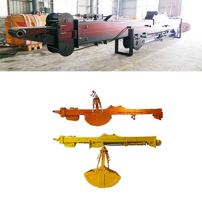 Excavadora ajustable Clamshell Boom telescópico para agarrar el suelo de arena