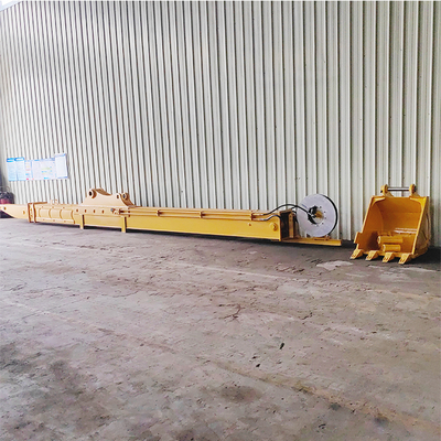 Brazo telescópico de excavadora de 14m 16m con cuchara estándar