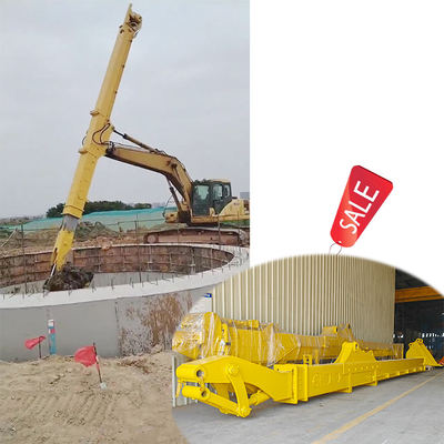 Excavadora telescópica con broca profundidad de excavación 12m 14m 16m