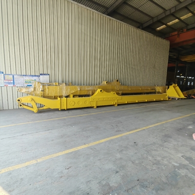 Brazo telescópico de excavadora de 15m 16m para excavadora Teledipper, pluma de largo alcance y brazo telescópico para excavadora