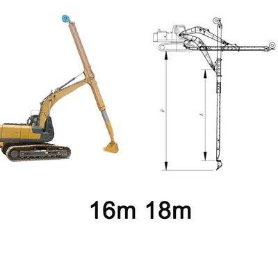Excavadora telescópica hidráulica Excavadora telescópica Brazo telescópico