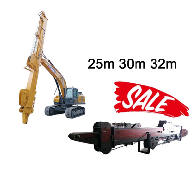 Brazo telescópico de 16m 18m para excavadora, pluma telescópica hidráulica para excavadora telescópica