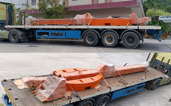 Excavadora de largo alcance Boom y brazo 14m 16m 18m