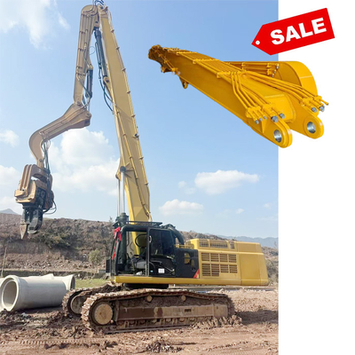 13.8m 15m 19m pila de excavadora brazo de conducción pila martillo para una excavadora de 50 toneladas 65 toneladas