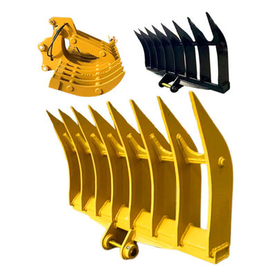 High Quality Customized 6-25Ton Excavator Root Rake Bucket Attachment for Construction and Farm Industries