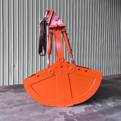 Accesorios de excavadora 1-1.5cbm Clamshell Grab Bucket, Shell Bucket, Hydraulic Clamshell Excavator Bucket para una excavadora de 20 a 30 toneladas