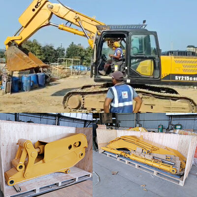 Arma de túnel de excavadora para la venta con cubo / rompehielos
