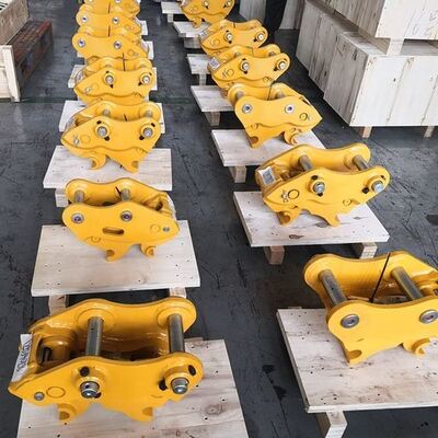 Acoplador basculante rápido hidráulico para cambio de cuchara de 6-8T, excavadora con enganche rápido basculante con potencia y rotación