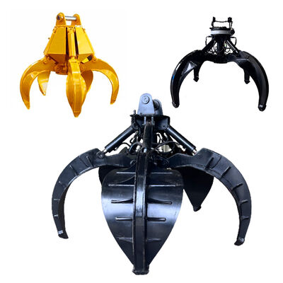 Garfio hidráulico giratorio de 360 ​​grados para cáscara de naranja, garfios hidráulicos, piezas de maquinaria de construcción, garfio para roca