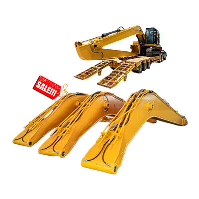 Pluma y brazo largo de dos secciones personalizados para excavadora de 20-30 toneladas, longitud de trabajo de 12-18 m