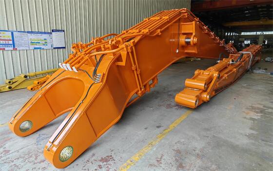 17m 18m Excavator Long Reach Boom and Arm OEM Customized for 20-55 Ton Excavator Q355B Q690D