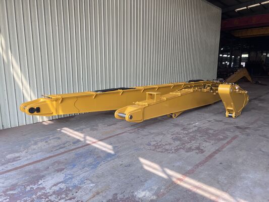 Brazo de alto alcance y pluma de demolición para excavadora, accesorio de 23-24m de largo para SK350, gran oferta