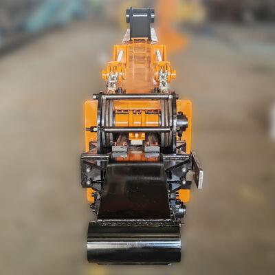 Brazo telescópico con cubo de caparazón