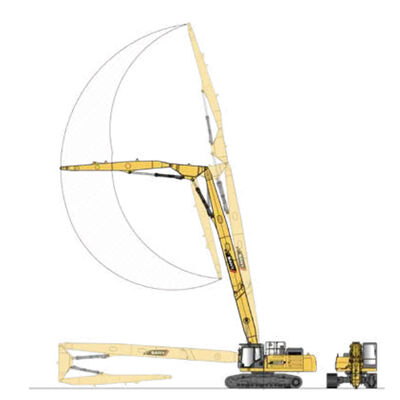 Excavadoras de demolición de largo alcance Excavadoras de trabajo de demolición
