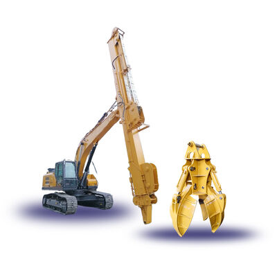 Brazo telescópico de excavadora de trabajo pesado