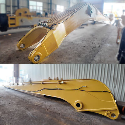 Pluma de largo alcance para excavadora resistente y duradera